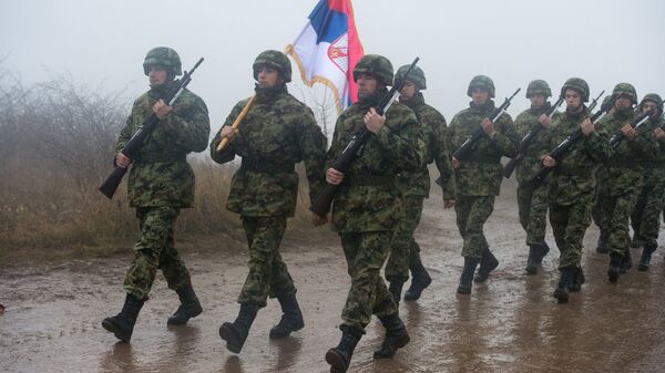 Военнослужащие Сербии. Архивное фото