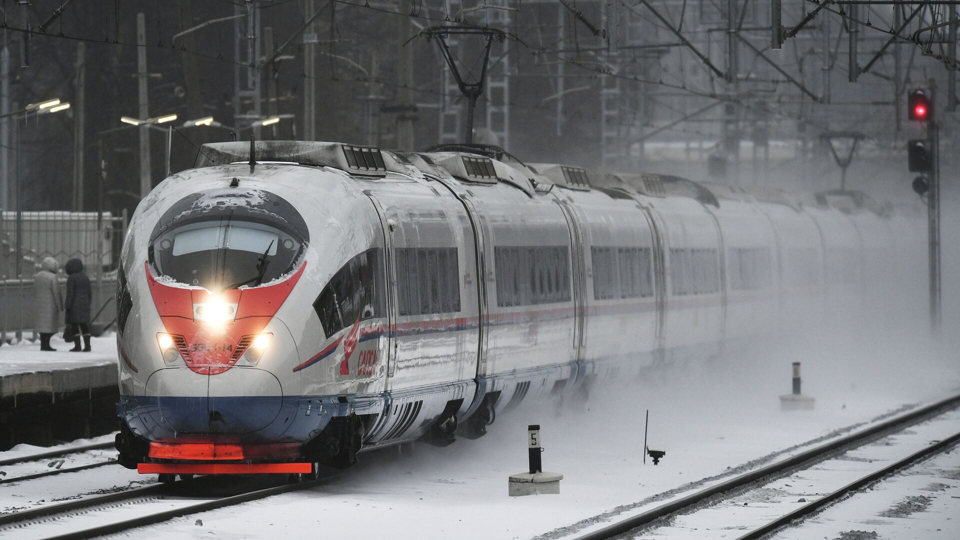 Скоростной поезд Сапсан - РИА Новости, 1920, 15.01.2019