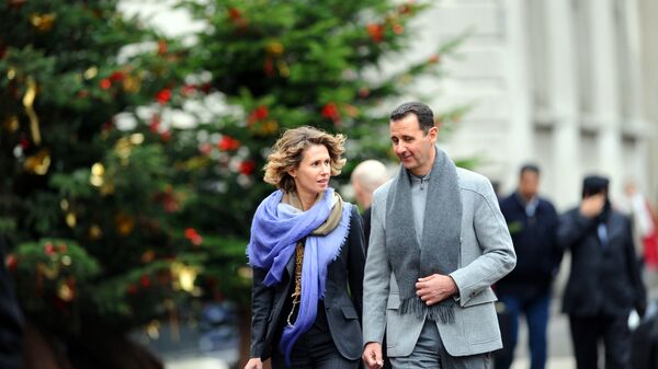 Первая леди Сирии Асма аль-Асад с супругом Башаром Асадом