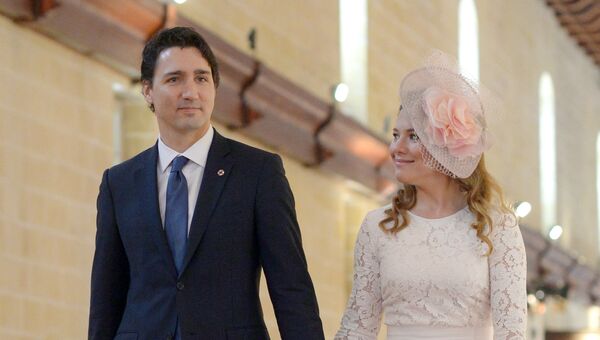 Первая леди Канады Софи Грегуар с супругом Джастиным Трюдо