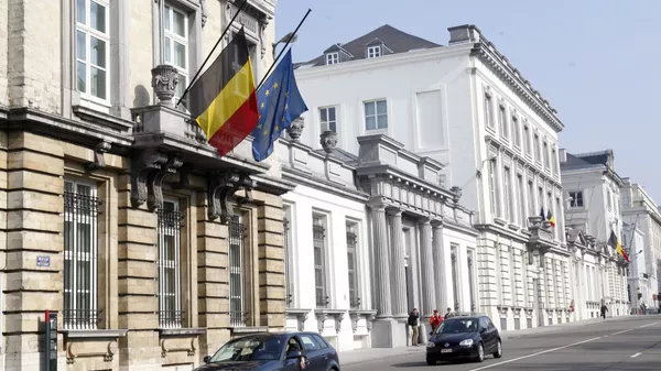 Здание парламента Бельгии в Брюсселе