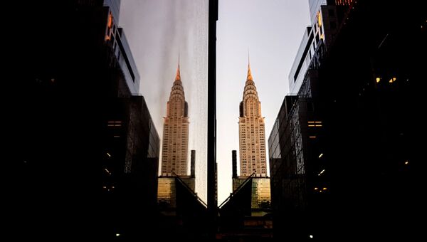 Вид на Крайслер-билдинг в Нью-Йорке. Архивное фото