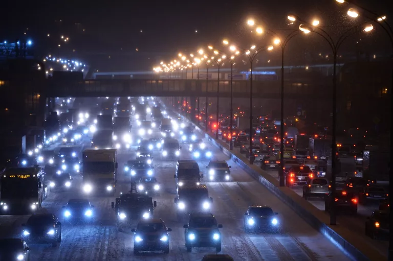 Автомобильное движение в Москве Автомобильное движение в Москве
