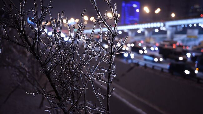 Снегопад в Москве