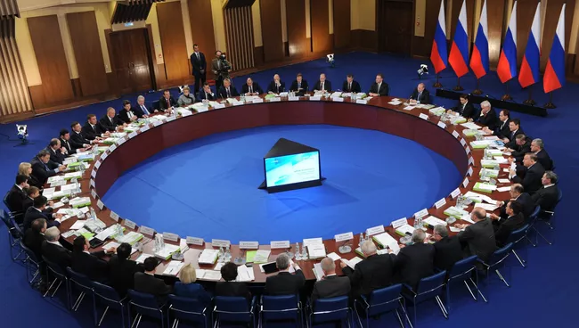 Рабочая поездка президента РФ В. Путина в Ярославскую область