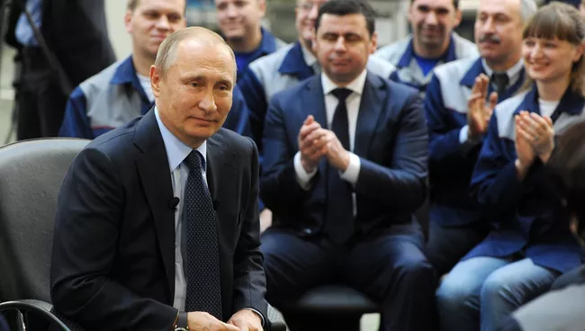 Рабочая поездка президента РФ В. Путина в Ярославскую область