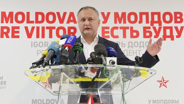 Кандидат в президенты Молдавии от социалистов Игорь Додон. Архивное фото