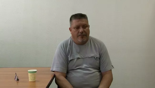 Допрос задержанных в Севастополе украинских диверсантов. Оперативная съемка