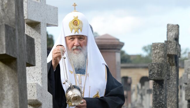 Патриарх Московский и всея Руси Кирилл. Архивное фото