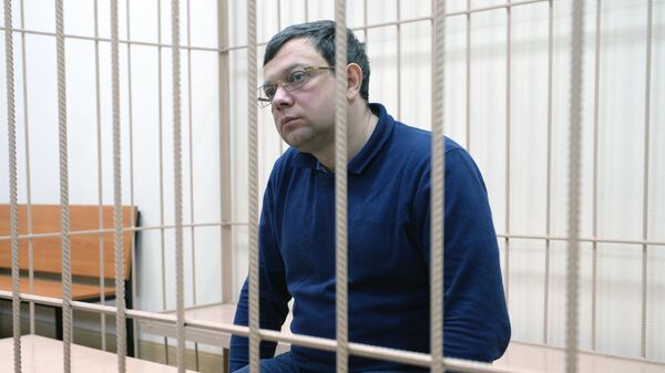 Заместитель губернатора Кемеровской области Александр Данильченко в Центральном районном суде Новосибирска