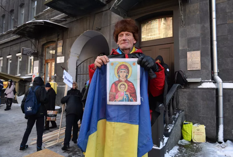 Всеукраинская акция протеста украинских вкладчиков в Киеве Всеукраинская акция протеста украинских вкладчиков в Киеве