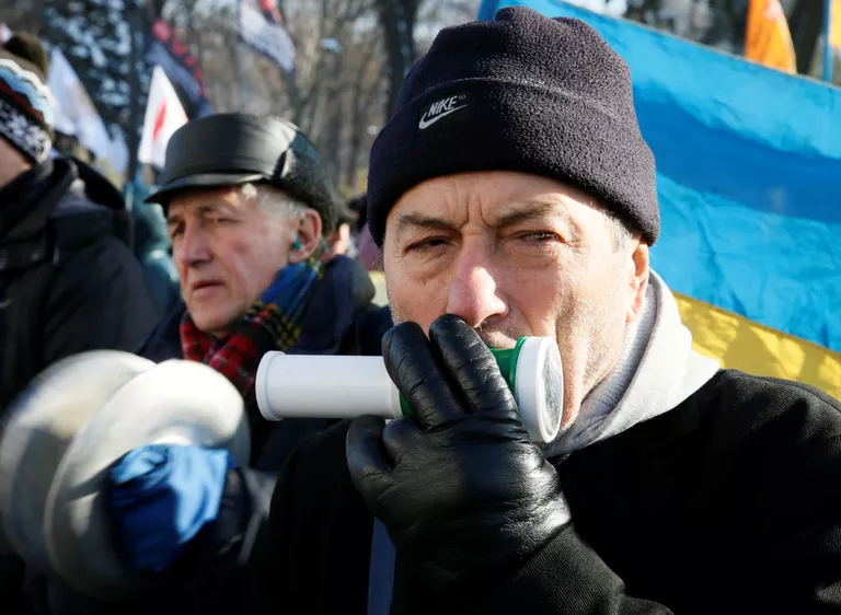 Всеукраинская акция протеста украинских вкладчиков в Киеве Всеукраинская акция протеста украинских вкладчиков в Киеве