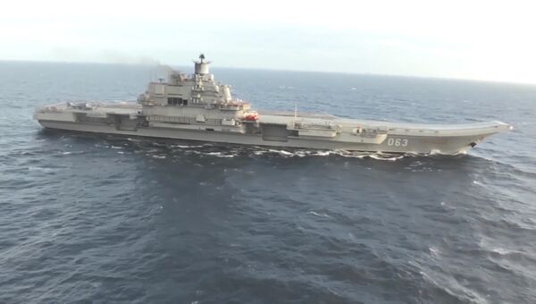 Крейсер Адмирал Кузнецов и СКР Адмирал Григорович впервые задействованы в операции в Сирии