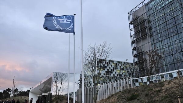 Здание Международного уголовного суда в Гааге, Нидерланды.Архивное фото