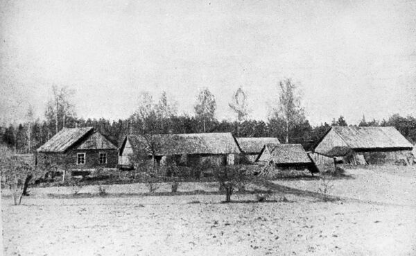 Усадьба крестьянина-кулака в Курляндской губернии (Латвийская ССР, ныне Латвия) 