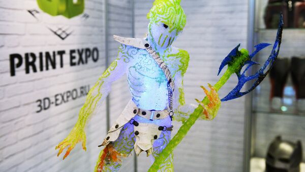 Экспонат выставки 3D Print Expo 2016 в Москве
