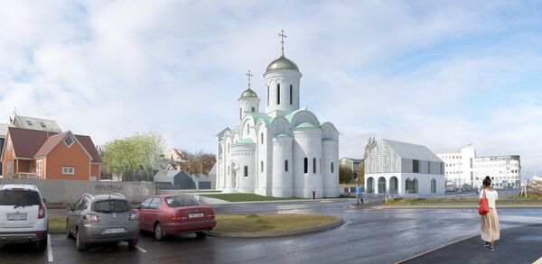 Проект храма Святителя Николая в Рейкьявике Проект храма Святителя Николая в Рейкьявике