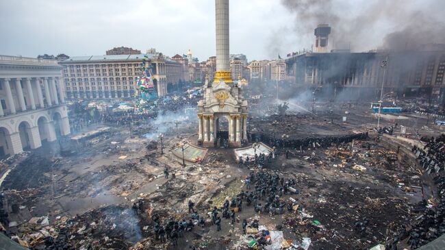 Площадь Независимости в Киеве в 2014 году. Архивное фото