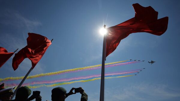 Военный парад в Китае. Архивное фото