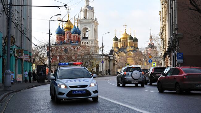 Вид на улицу Варварку в Москве. Архивное фото