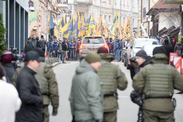 Марш активистов Азова в Киеве. 21 ноября 2016