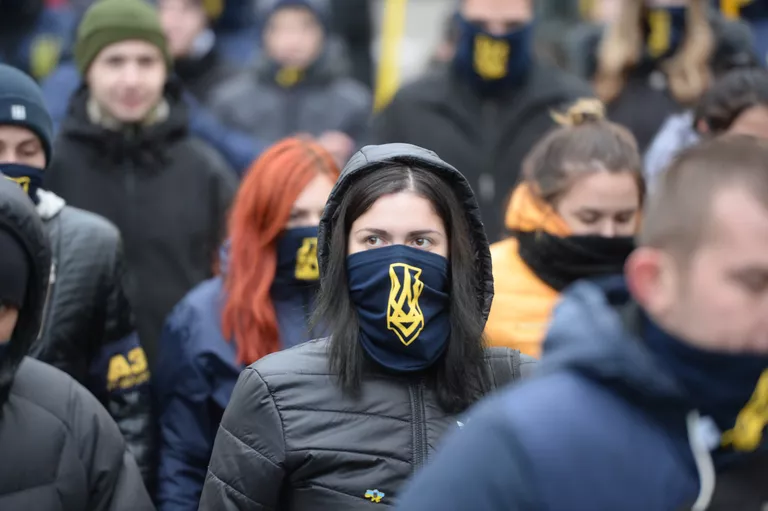 Марш активистов Азова в Киеве. 21 ноября 2016 Марш активистов Азова в Киеве. 21 ноября 2016