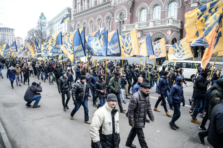 Марш активистов Азова в Киеве. 21 ноября 2016 Марш активистов Азова в Киеве. 21 ноября 2016