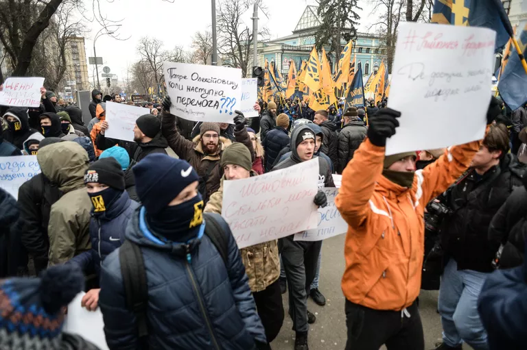 Марш активистов Азова в Киеве. 21 ноября 2016 Марш активистов Азова в Киеве. 21 ноября 2016