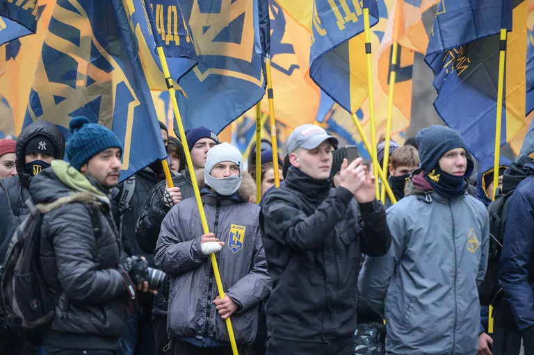 Марш активистов Азова в Киеве. 21 ноября 2016 Марш активистов Азова в Киеве. 21 ноября 2016