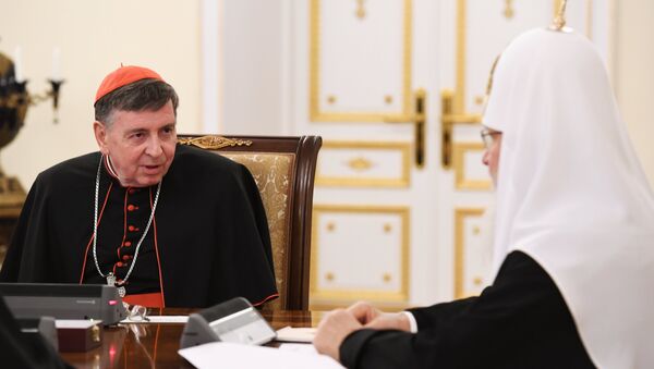 Встреча патриарха Кирилла с представителями церковных конфессий