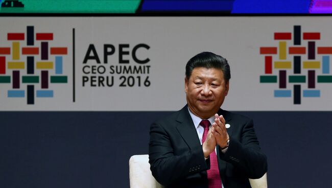 Председатель КНР Си Цзиньпин на саммите АТЭС в Лиме. Архивное фото