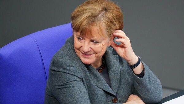 Канцлер Германии Ангела Меркель в Берлине. Архивное фото