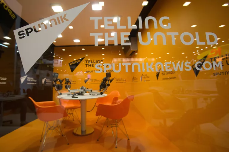 Студия международного информационного агентства и радио Sputnik Студия международного информационного агентства и радио Sputnik