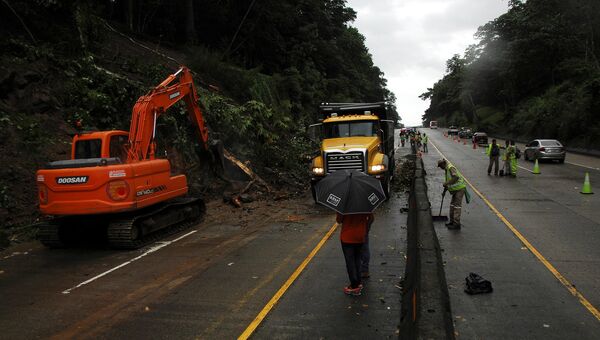 Последствия тропического шторма Отто в Панаме