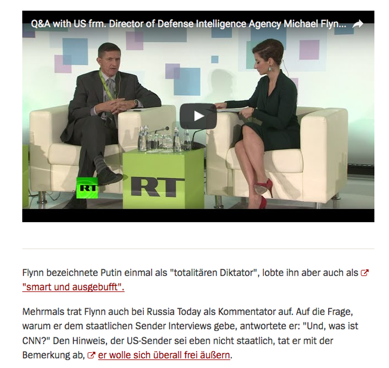 Фрагмент статьи на сайте немецкого издания Der Spiegel 