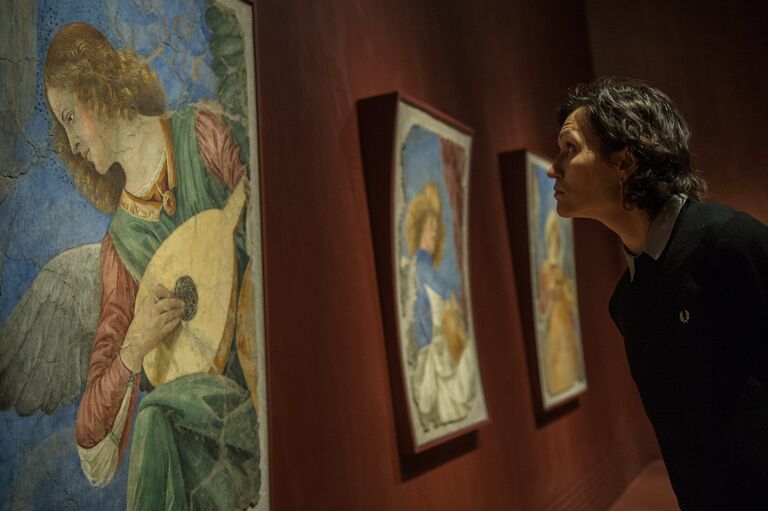 Открытие выставки Roma Aeterna. Шедевры Пинакотеки Ватикана. Беллини, Рафаэль, Караваджо