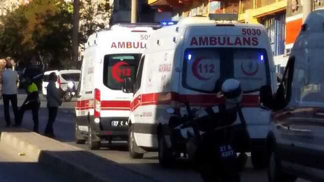 Автомобили скорой помощи в городе Газиантеп, Турция. Архивное фото