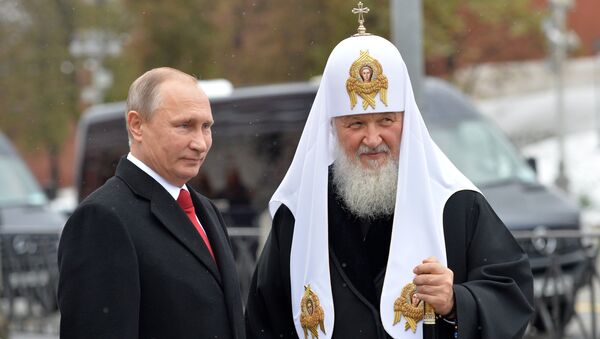 Президент Путин  патриарх Кирилл