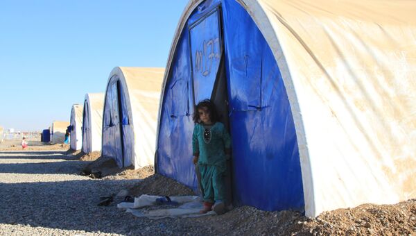 Лагерь беженцев из Мосула. Архивное фото