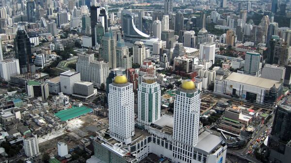 Вид на Бангкок. Таиланд, 2016