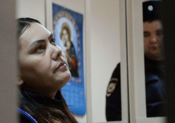 Гюльчехра Бобокулова в зале Пресненского суда Москвы Гюльчехра Бобокулова в зале Пресненского суда Москвы