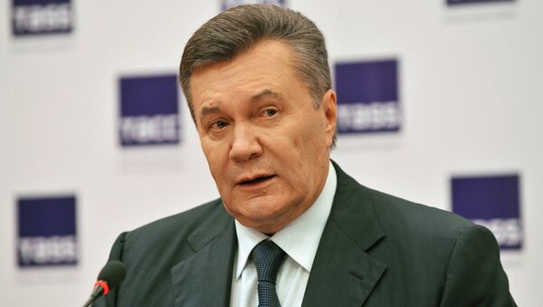 Экс-президент Украины В. Янукович. Архивное фото
