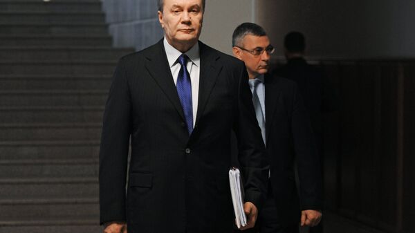 Бывший президент Украины Виктор Янукович в Ростовском областном суде. 28 ноября 2016
