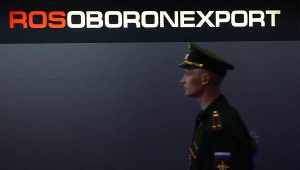 Стенд Рособоронэкспорта на военно-техническом форуме Армия-2016