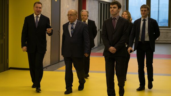 Первый вице-премьер РФ Игорь Шувалов посетил Университетскую гимназию МГУ имени Ломоносова