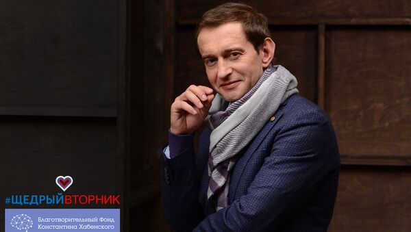 Константин Хабенский, российский актер и учредитель благотворительного фонда