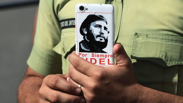 Прощание с Фиделем Кастро в Гаване. Архивное фото