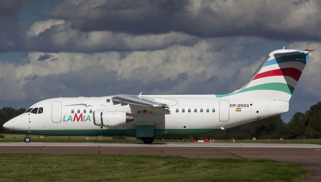 Самолет BAe 146-200 авиакомпании Lamia, разбившийся в Колумбии. Архивное фото