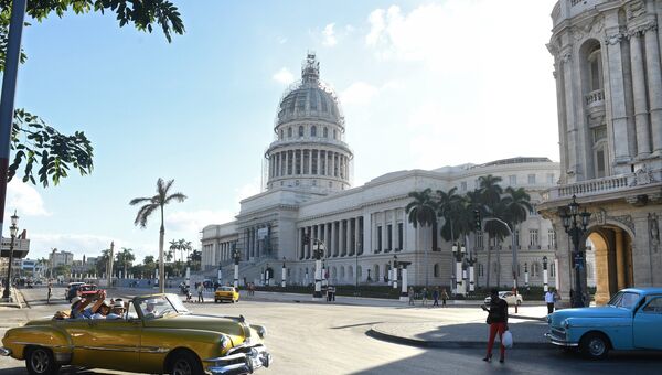 Капитолий (1929 г.) в исторической части Гаваны. Архивное фото