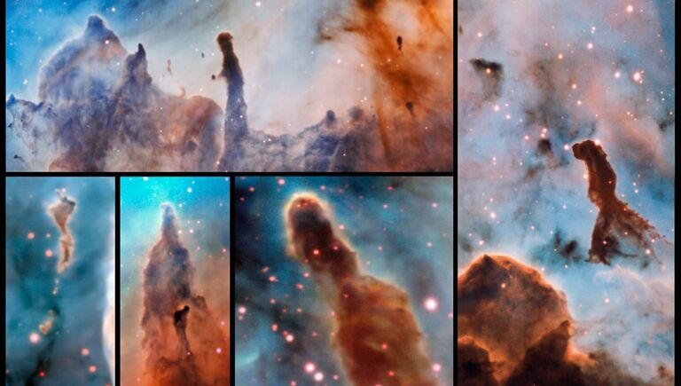 Столпы уничтожения или Столпы Апокалипсиса, найденные астрономами в созвездии Киля